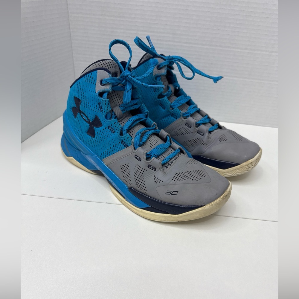 Under Armour Curry Electric Blue' Basketball Shoes size 8.5